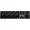 Matias FK318B-UK Aluminium Mac Hub 2xUSB Space Gray — Mechanische Mac-kompatible Tastatur mit integriertem USB-Hub