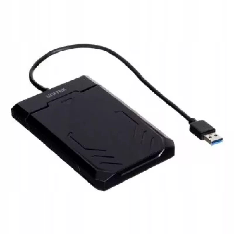 Unitek Y-3036 HDD-/SSD-Gehäuse, 2,5″ SATA III 6G, USB 3.0, UASP, schwarz