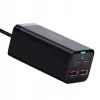 Baseus GaN3 Pro CCGP000101 Tischladegerät 100 W, 2x USB-C + 2x USB-A, PD 3.0, QC 4.0+, 1,5 m Kabel, Schwarz