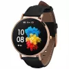 Leder-Smartwatch Garett Verona Gold-Schwarz
