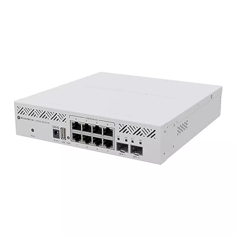 MikroTik CRS310-8G+2S+IN Managed Switch, 8x 2,5G, 2x SFP+