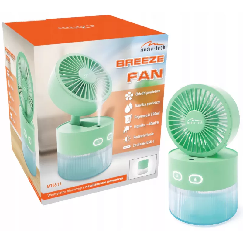 Tischventilator MEDIA-TECH MT6515 12 Zoll, 3 Geschwindigkeiten