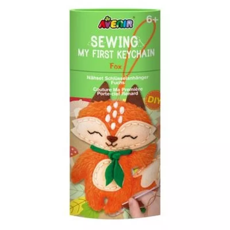 Kreativset MG — Schlüsselanhänger Fuchs nähen (Uszyj brelok do kluczy - Lis) DIY-Set