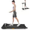 UREVO SpaceWalk SP1 Lite URTM022 Walking-Pad-Laufband, 0,8–6 km/h, maximales Nutzergewicht 120 kg, Schwarz