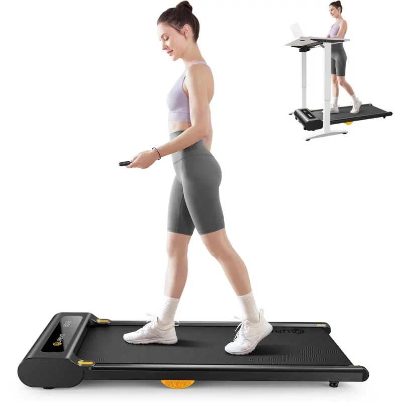 UREVO SpaceWalk SP1 Lite URTM022 Walking-Pad-Laufband, 0,8–6 km/h, maximales Nutzergewicht 120 kg, Schwarz
