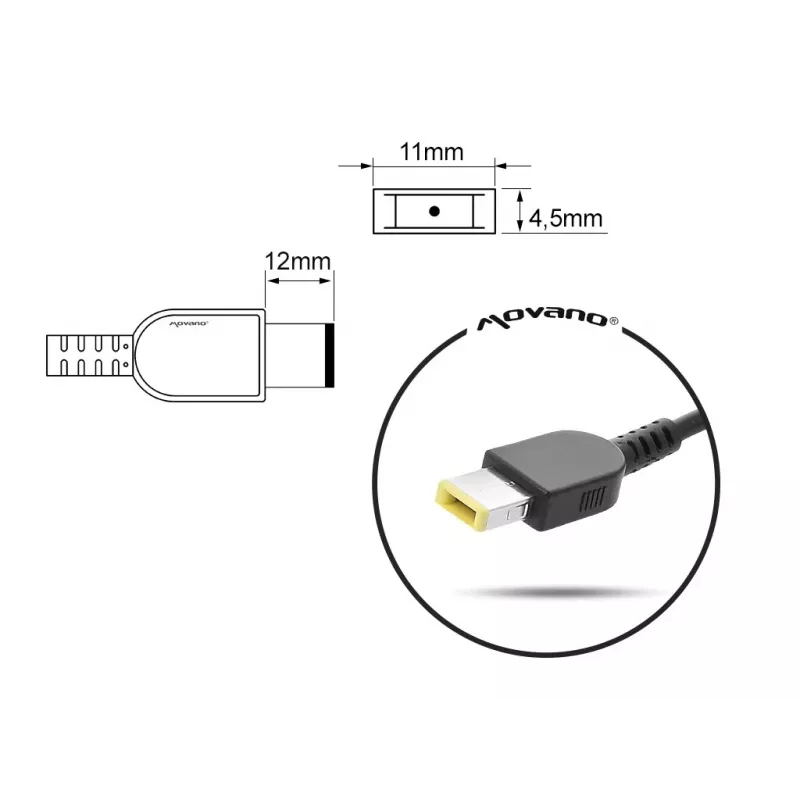 Mitsu Netzteil LENOVO 20V 2,25A ZM/LEN20225Y