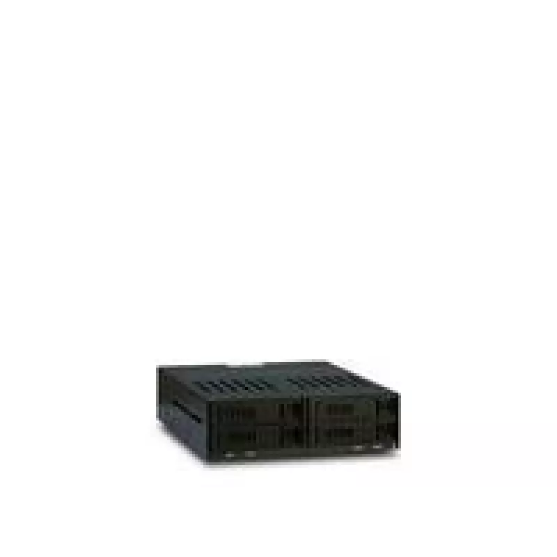 Inter-Tech X-3531 HDD/SSD-Wechselrahmen für 4x 2,5-Zoll-SATA in 1x 5,25-Zoll-Schacht, 6 Gbit/s, Hot Swap, 30-mm-Lüfter, Schwarz