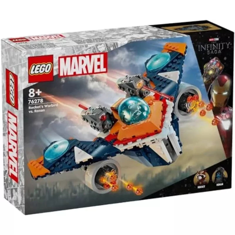 Konstruktionsspielzeug LEGO Marvel Super Heroes Rocket Raumschiff 76278 – Rocket und Ronan Set
