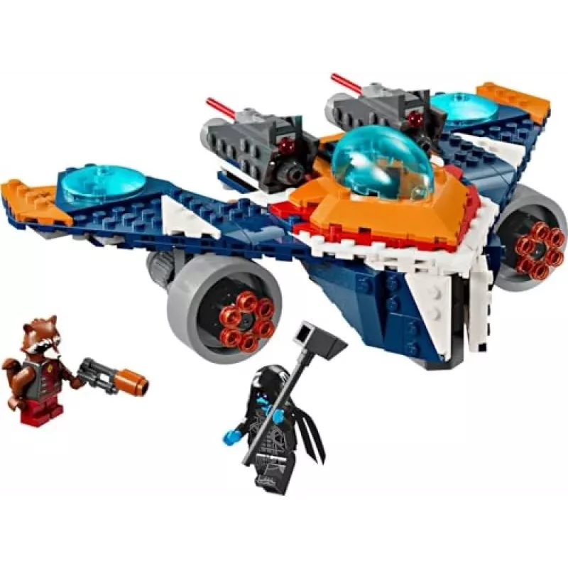 Konstruktionsspielzeug LEGO Marvel Super Heroes Rocket Raumschiff 76278 – Rocket und Ronan Set