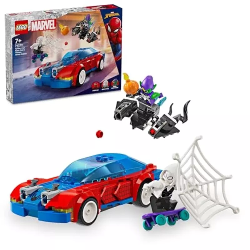 Lego Marvel 76279 Spider-Man Rennwagen & Venom Green Goblin Bau-Spielset