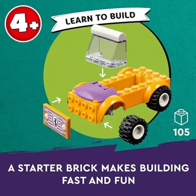 LEGO Friends Pferde- und Ponyanhänger-Tierspielzeug-Set 42634
