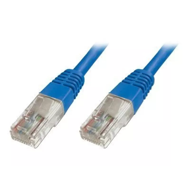 Patchkabel U/UTP Cat.5e PVC 0,5m blau