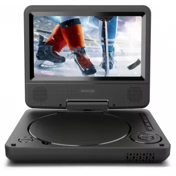 SENCOR SPV 2075 7-Zoll tragbarer DVD-Player mit USB/SD, 7-Zoll-LCD-Display