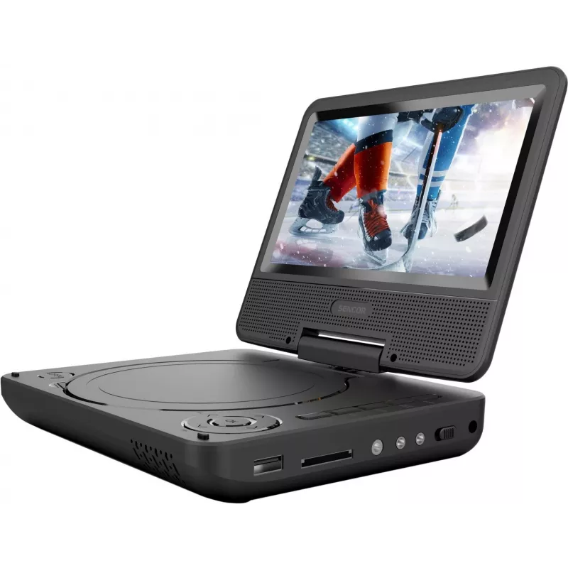 SENCOR SPV 2075 7-Zoll tragbarer DVD-Player mit USB/SD, 7-Zoll-LCD-Display