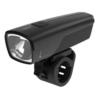 ANSMANN 1600-0524 LED-Fahrradfrontlicht, 50 lx, 2600 mAh, 2 W, Schwarz
