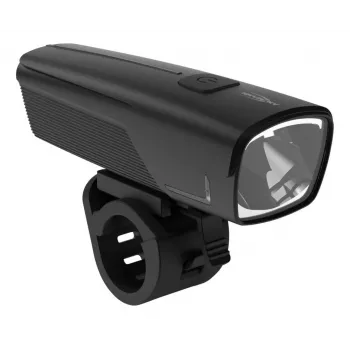 ANSMANN 1600-0524 LED-Fahrradfrontlicht, 50 lx, 2600 mAh, 2 W, Schwarz