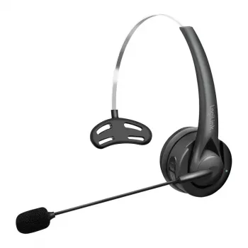 LogiLink BT0075 Bluetooth 6.0 Mono-Headset mit flexiblem Mikrofon, Schwarz