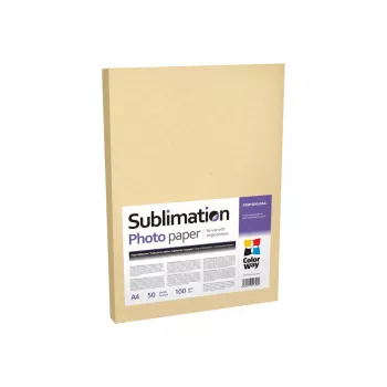 COLORWAY PSM100050A4 Sublimations-Transferpapier A4 100 g/m² Glänzend 50 Blatt