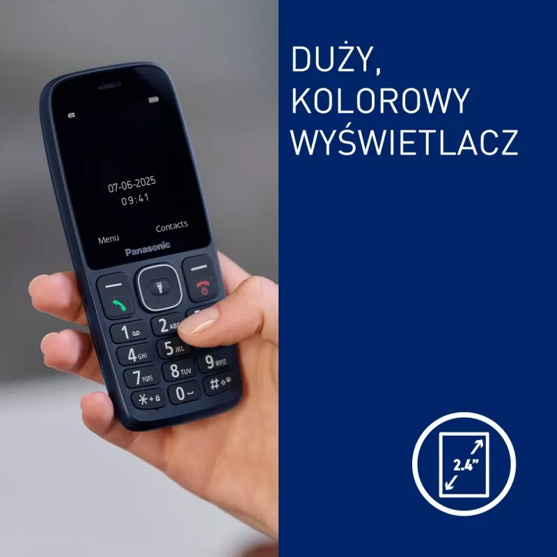 Panasonic KX-TF400EXC Mobiltelefon, blau