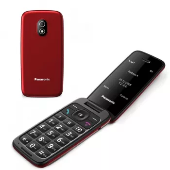 PANASONIC KX-TU410EXR Klapp-Handy - Rot