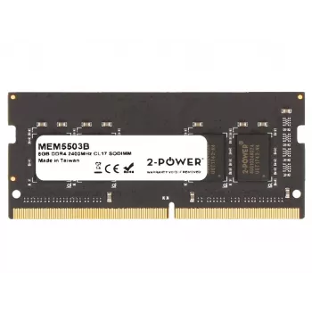 2-Power MEM5503B 8GB DDR4 2400MHz CL17 SODIMM Laptop Memory