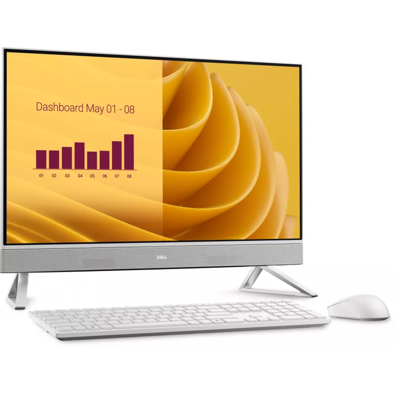 DELL 27 All-in-One EC27250 Intel Core i5-1334U 16GB 512GB SSD Full HD Windows 11 Pro Wireless Keyboard & Mouse 3Y ProSupport