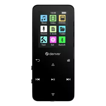 Denver MP-1830B Black MP4-Player mit Bluetooth, 1,8-Zoll-Display, 4GB, Schwarz