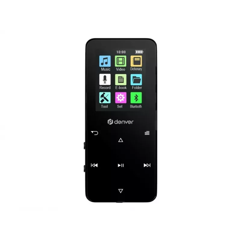 Denver MP-1830B Black MP4-Player mit Bluetooth, 1,8-Zoll-Display, 4GB, Schwarz