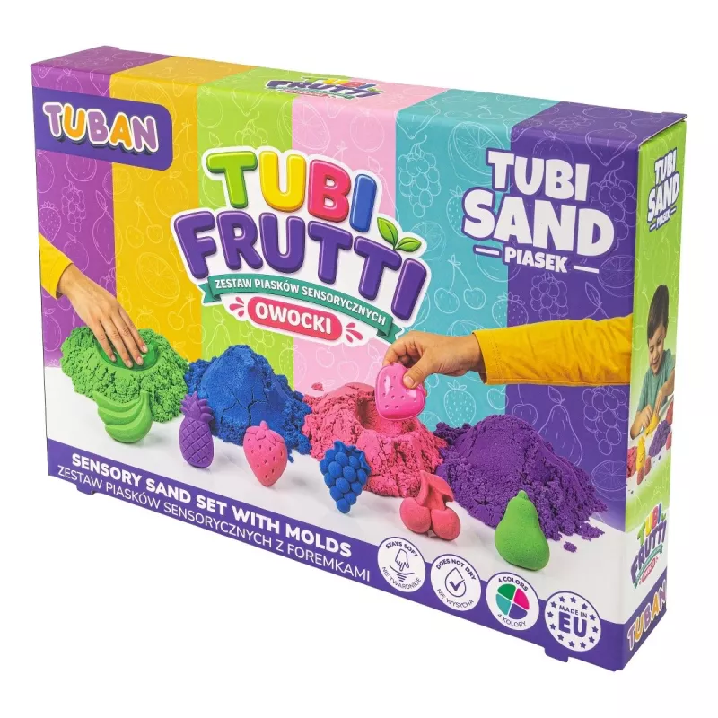 Tuban Sensorischer Sand Tubi Frutti Set