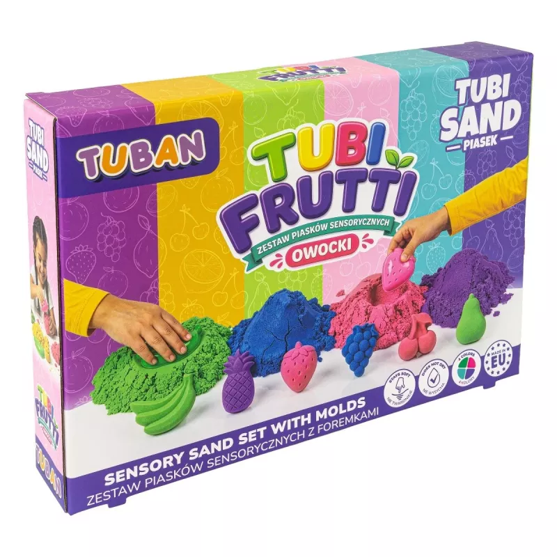 Tuban Sensorischer Sand Tubi Frutti Set