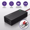 Qoltec Automatic Battery Charger for AGM GEL STD | Rectifier 12V | 2A | 24W | LED | Cable 1,8m