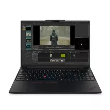 Lenovo ThinkPad P16s Gen 5 21XE000YPB Laptop, 16 Zoll Touch, Intel Core Ultra 7 356H, 64GB LPDDR5X, 1TB SSD, NVIDIA RTX PRO 1000 Blackwell, Windows 11 Pro, Tastatur Englisch (EU), Schwarz