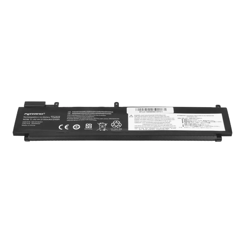 MITSU Akku für Lenovo ThinkPad T460s T470s - Rückseite - 2100 mAh (24 Wh)
