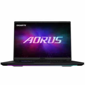 Gigabyte AORUS MASTER 16 6XJM4EEE64SP 16 Zoll QHD+ Gaming-Laptop, AMD Ryzen 9 9955HX3D, 64GB DDR5, 2TB NVMe SSD, NVIDIA GeForce RTX 5070 Ti, Windows 11 Home, Englische Tastatur, 2 Jahre Garantie, Schwarz