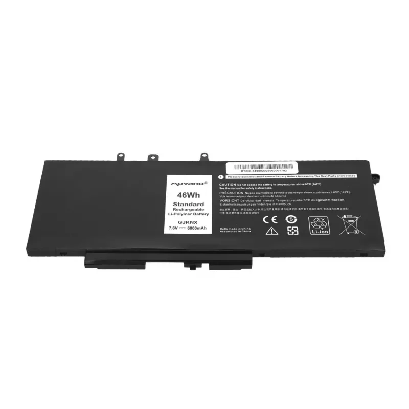 MOVANO Akku GJKNX für Dell Latitude 5280 5480 5490 5590 - 6000 mAh (46 Wh)
