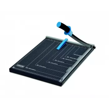 WALLNER Guillotine GB 460 – A3 Papierschneider, 460 mm Schnittlänge, 15 Blatt Kapazität