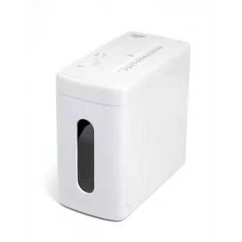 WALLNER Aktenvernichter EF910 C4 Cross-Cut Papierschredder, 6 Blatt, 10 L Behälter, Schwarz