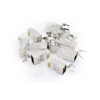 DIGITUS Universal RJ45 Stecker (8P8C), Cat 6A, geschirmt, AWG 24-22, 10er-Pack