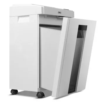 Deli E9952 Cross-Cut Papier-Schredder, 10 Blatt, 21L, Schwarz