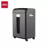 Deli E14400 Cross-Cut Papier-Schredder, 12 Blatt, 23L, Schwarz