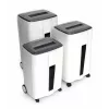WALLNER Aktenvernichter HD-300 C4 Cross-Cut Papierschredder, 8 Blatt, 15 L, Schwarz