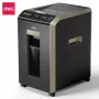 DELI ET089 Cross-Cut Papier-Schredder, 8 Blatt, 15L, Schwarz