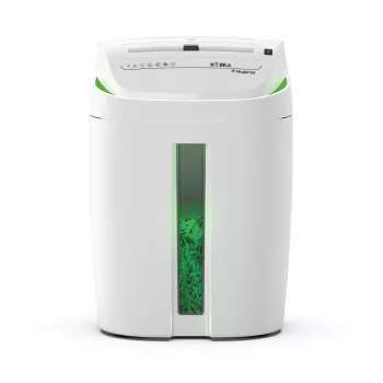 Kobra Hybrid C4 Cross Cut Shredder, P-4, 10-12 Blatt, 27L, Schwarz