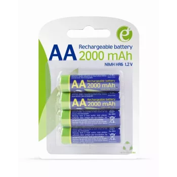 GEMBIRD EnerGenie Akkus AA 2000 mAh 4 Stück Blister