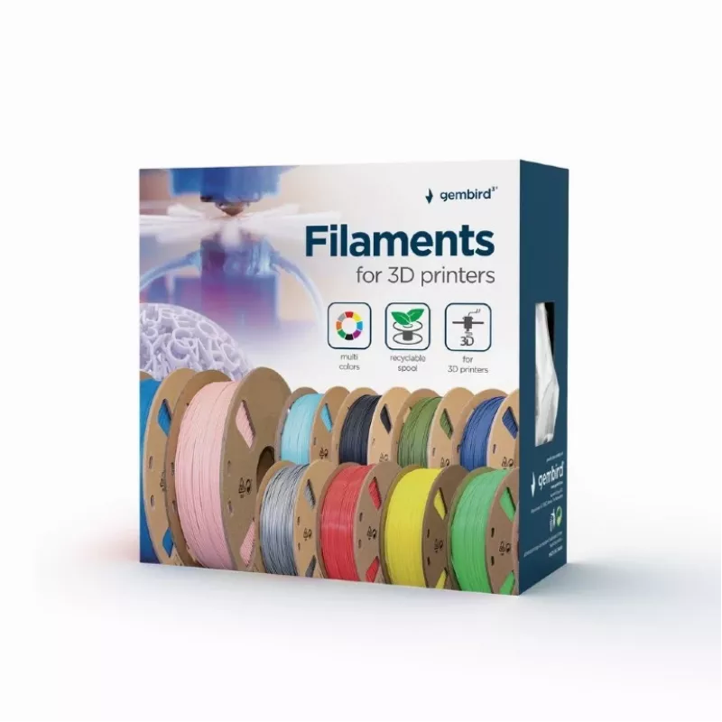 GEMBIRD PLA Filament Matt Orange 1,75mm 1kg