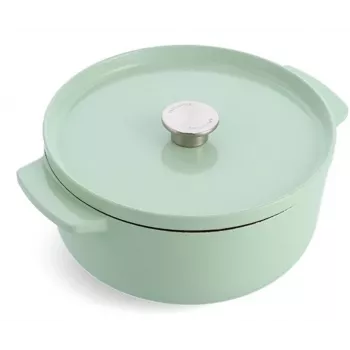 KitchenAid Bräter aus emailliertem Gusseisen 26 cm, Pistazie