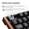 Keychron K8H-F1 75% Magnetic Wood Black Gaming-Tastatur