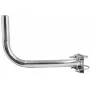 ROBSON Balkongeländer-Antennenhalterung L500B (50 cm) - feuerverzinkter Stahl, universelle 38-mm-Klemme