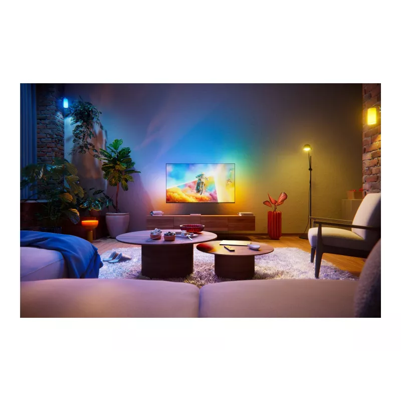 Philips 43PQS8501/12 43-Zoll-QLED-4K-Smart-TV, TITAN OS, Ambilight