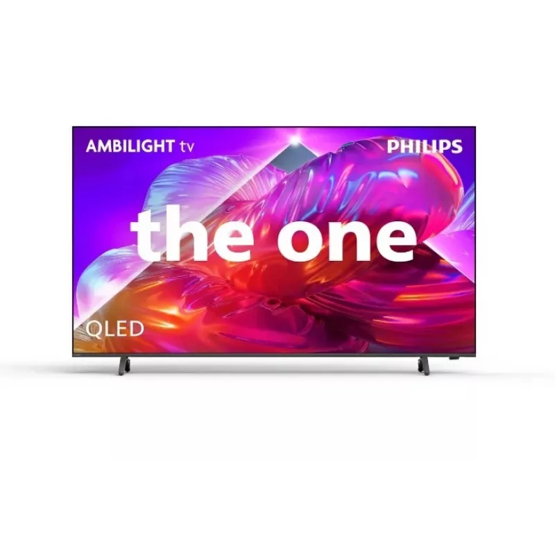 Philips 75PQS9001/12 75-Zoll QLED 4K Ultra HD Google TV mit 3-seitigem Ambilight, MiniLED, 120Hz, Dolby Vision & Atmos, VRR, ALLM, FreeSync Premium, G-Sync-kompatibel, 4x HDMI 2.1, 2x USB, Wi-Fi, Bluetooth 5.0, DVB-T/T2/C/S/S2, Grau